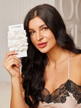 [White] SilkSilky-UK Scrunchie 002