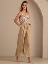 [Curry] SilkSilky-UK Womens Pants 004