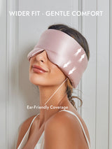 [Light Pink] SilkSilky-UK Sleep Mask 005