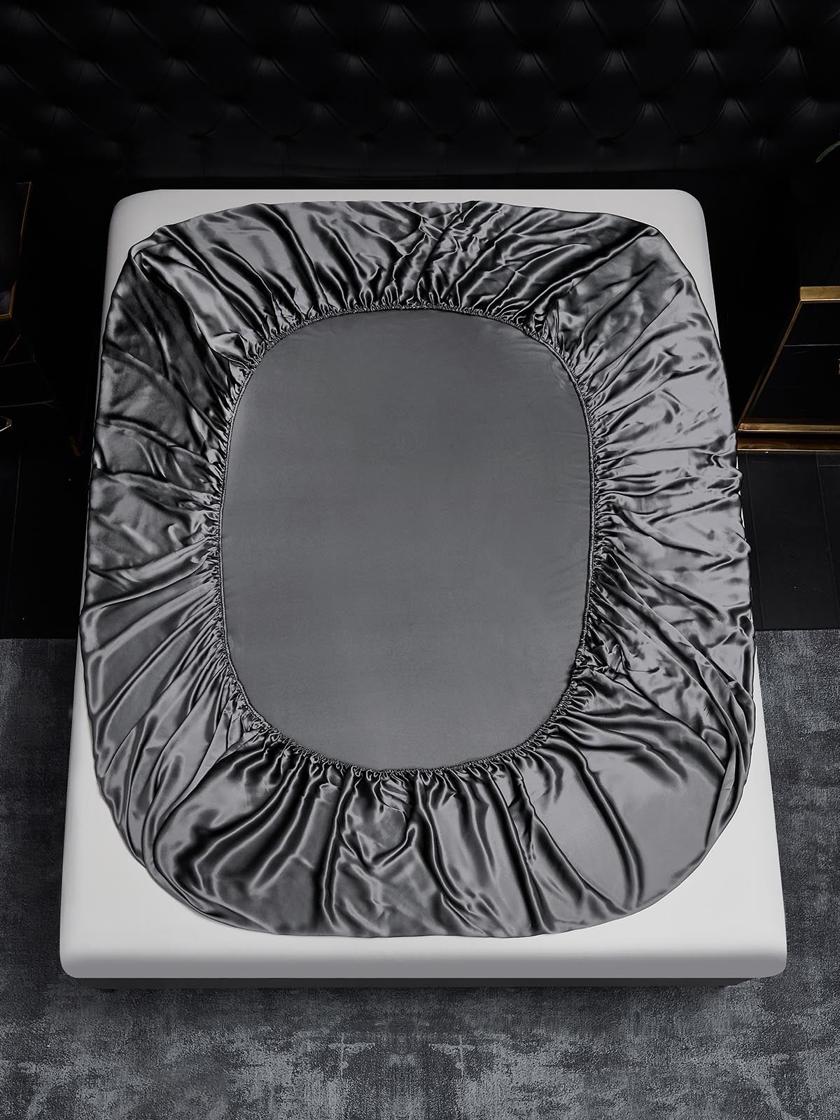 [Dark Gray] SilkSilky-UK 19Momme Pure Silk Bedding Set 003