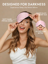 [Light Pink] SilkSilky-UK Sleep Mask 002