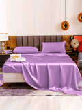 SilkSilky UK 19Momme Pure Silk Bedding Set Lavender 005