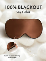 [Brown] SilkSilky-UK Sleep Mask 001