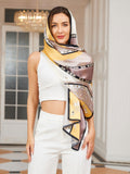 SilkSilky UK Pure Silk Scarf Yellow 004