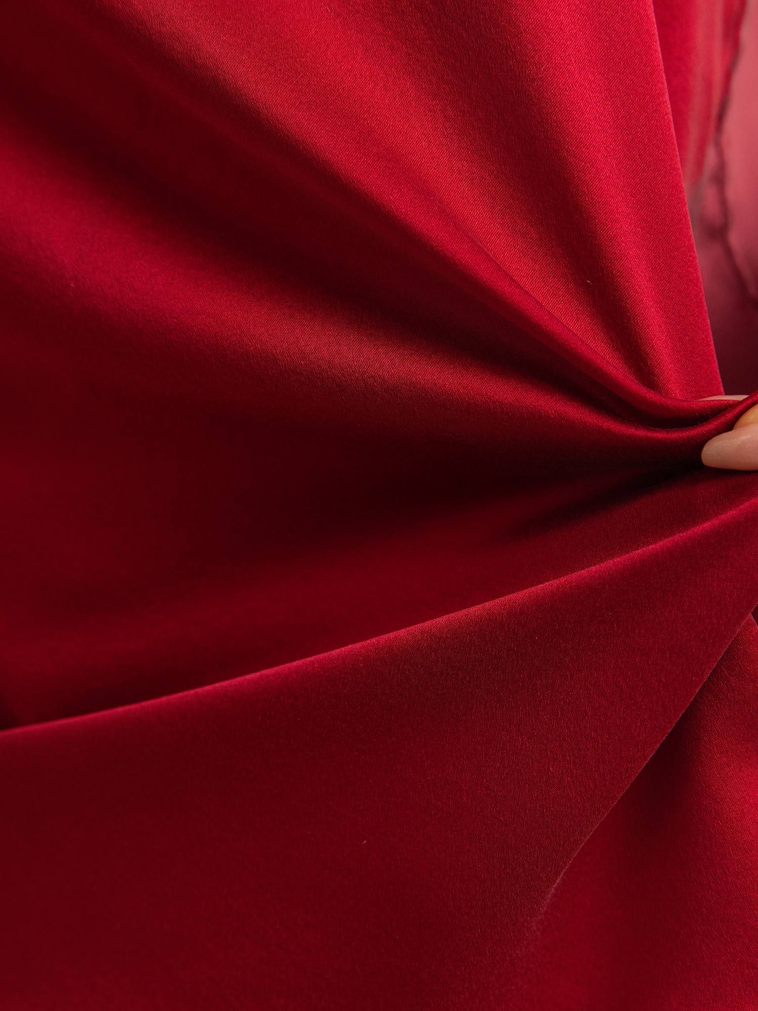 [Wine] SilkSilky-UK 19Momme Washable Silk Camisole Set 004,