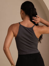 [Gray] SilkSilky-UK Sleeveless Crew Neck Camisole 002