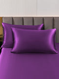 SilkSilky-UK 19Momme Pure Silk Pillowcase Purple 001