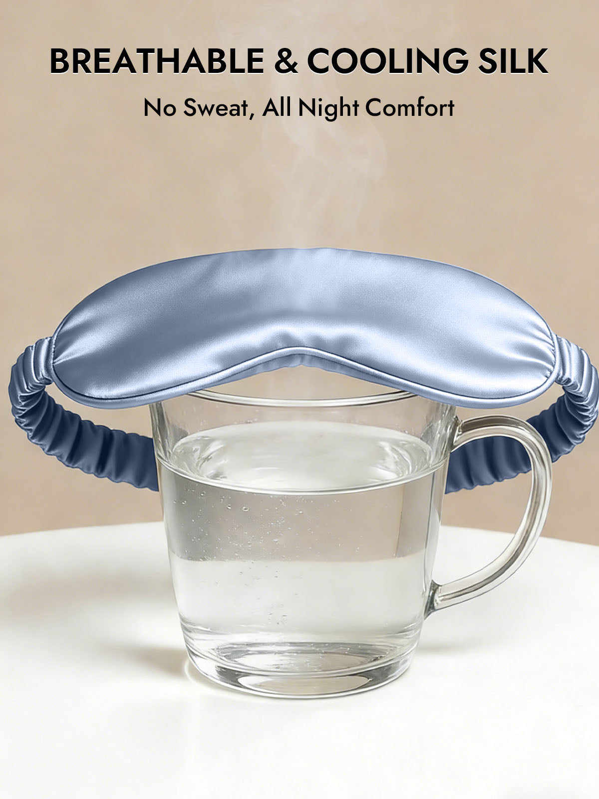 [Light Blue] SilkSilky-UK Sleep Mask 004