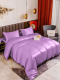 SilkSilky-UK 19Momme Pure Silk Duvet Cover Lavender 009