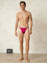 [Fuchsia] SilkSilky-UK Pure Silk Men's Underwear 003