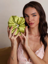 [Green] SilkSilky-UK Scrunchie 003