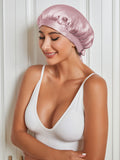 SilkSilky UK Pure Silk Sleep Cap PaleMauve 003