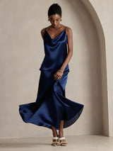 [Dark Blue] SilkSilky-UK Skirt 004