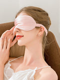 SilkSilky-UK 19Momme Pure Silk Eye Mask Pink 005