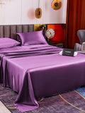 SilkSilky UK 19Momme Pure Silk Bedding Set Purple 006