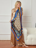 SilkSilky UK Pure Silk Scarf Multi 004