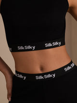 [Black] SilkSilky-UK Sleeveless Crew Neck Women's Outfit Sets 006