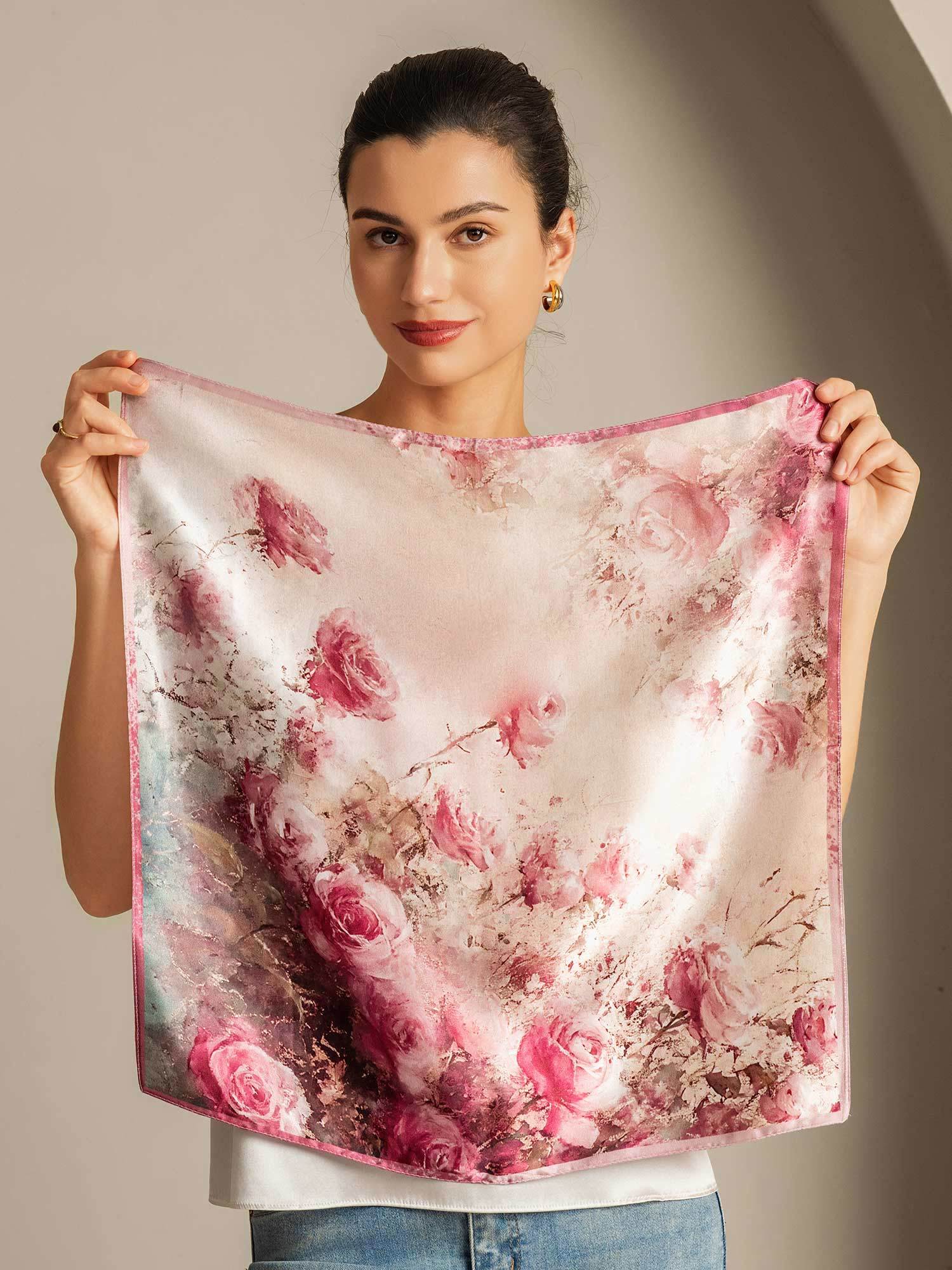 [P103] SilkSilky-UK Pure Silk Scarf 006,