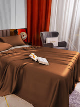 [Coffee] SilkSilky-UK 22Momme Bed Linen Set 005