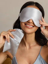 [Silver] SilkSilky-UK Sleep Mask 003