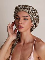[Leopard] SilkSilky-UK Sleep Cap 002