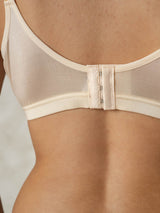 [Tan] SilkSilky-UK Silk Jersey Bra 005