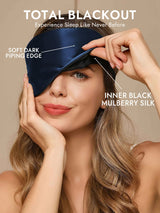 [Dark Blue] SilkSilky-UK Sleep Mask 002