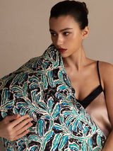[Teal Botanical] SilkSilky-UK Pillowcase 002