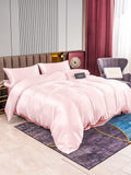 SilkSilky UK 22Momme Pure Silk Bedding Set Pink 002