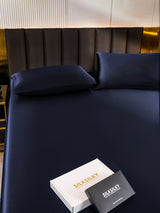 [Dark Blue] SilkSilky-UK 22Momme Bed Linen Set 005
