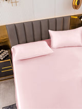 [Pink] SilkSilky-UK 19Momme Bed Linen Set 005