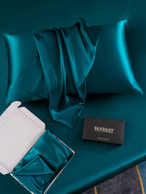 [Teal] SilkSilky-UK 22Momme Pure Silk Pillowcase 005