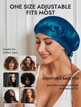 [Teal] SilkSilky-UK Sleep Cap 006