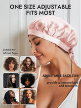 [Pink] SilkSilky-UK Sleep Cap 006