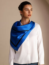 [Blue Square] SilkSilky-UK Scarf 002