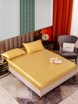 [Champagne] SilkSilky-UK 25Momme Bed Linen Set 001