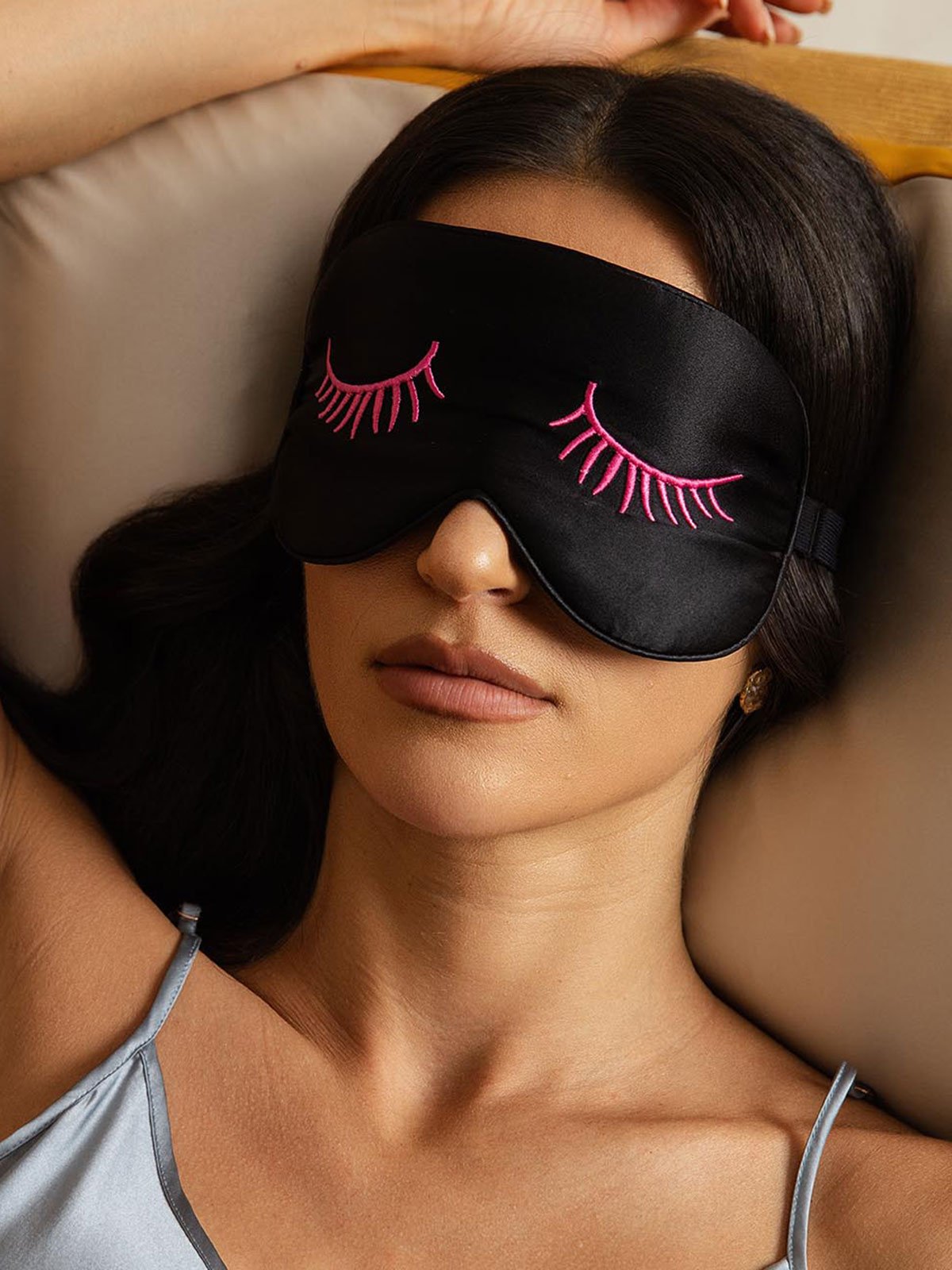 [PinkEyelashes] SilkSilky-UK Pure Silk Eye Mask 002