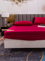 [Wine] SilkSilky-UK 19Momme Bed Linen Set 007