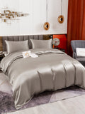 SilkSilky UK 19Momme Pure Silk Bedding Set Gray 004