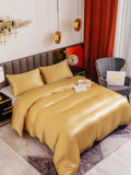 SilkSilky UK 19Momme Pure Silk Bedding Set Champagne 004