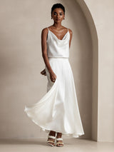 [White] SilkSilky-UK Skirt 006