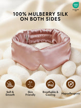 [Pale Mauve] SilkSilky-UK Sleep Mask 002