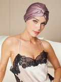 SilkSilky-UK Pure Silk Sleep Cap PaleMauve 003