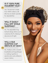 [Leopard] SilkSilky-UK Sleep Cap 006