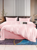 SilkSilky UK 22Momme Pure Silk Bedding Set Pink 001