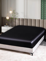 [Black] SilkSilky-UK 25Momme Sheet 001