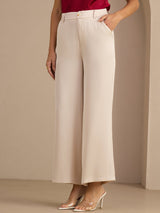 [Beige] SilkSilky-UK Womens Pants 001