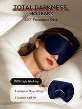 [Dark Blue] SilkSilky-UK Sleep Mask 002