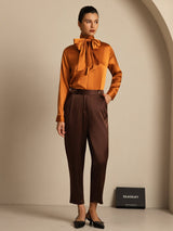 [Bitter Chocolate] SilkSilky-UK 19Momme Silk Womens Pants 006