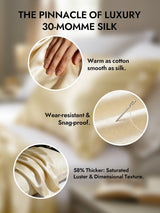 [Ivory] SilkSilky-UK 30Momme Pillowcase 002